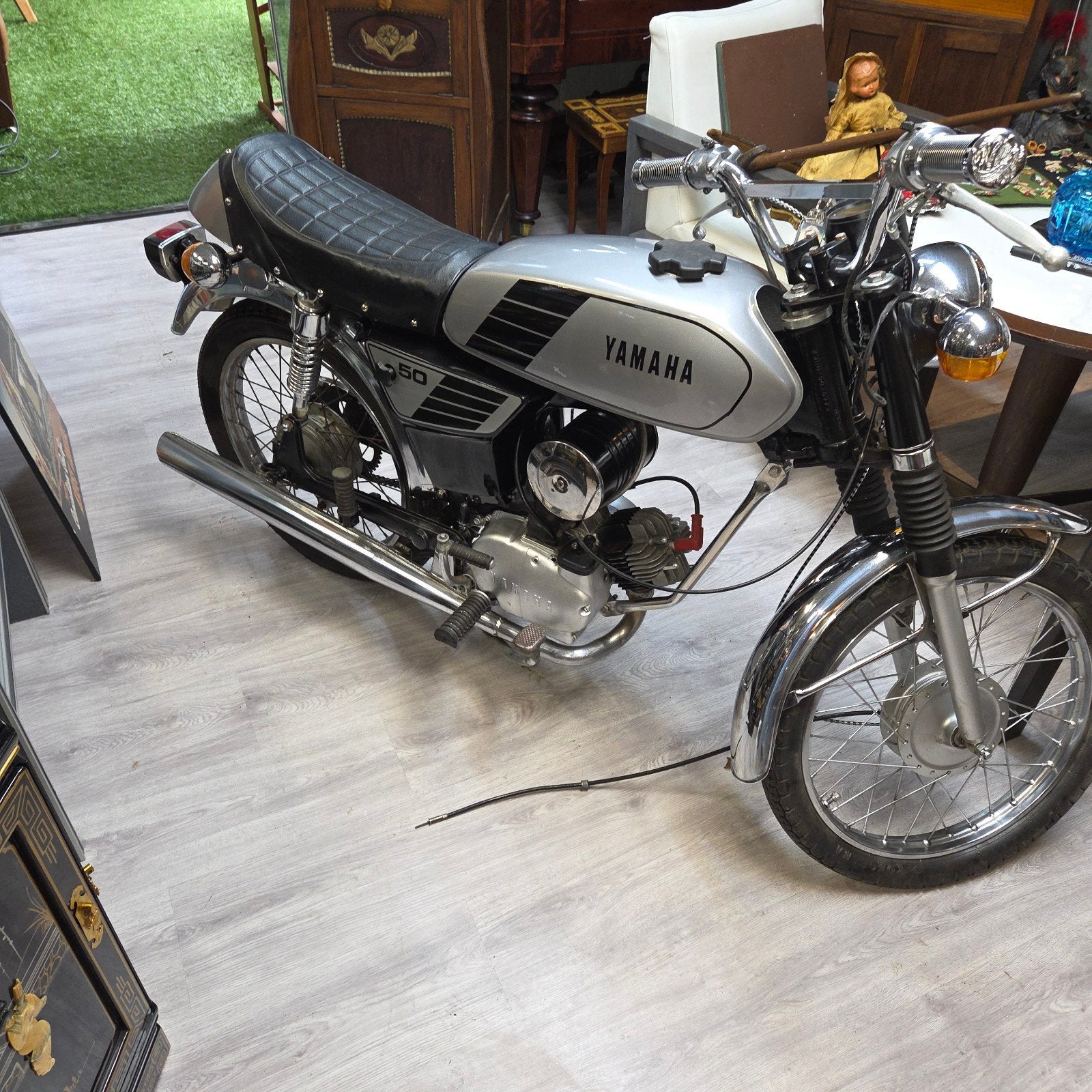 Yamaha FS1 Brommer - Zeer Nette Staat, Zonder Kenteken, Fietsen en Brommers, Ophalen, 4 versnellingen, 49 cc, Yamaha