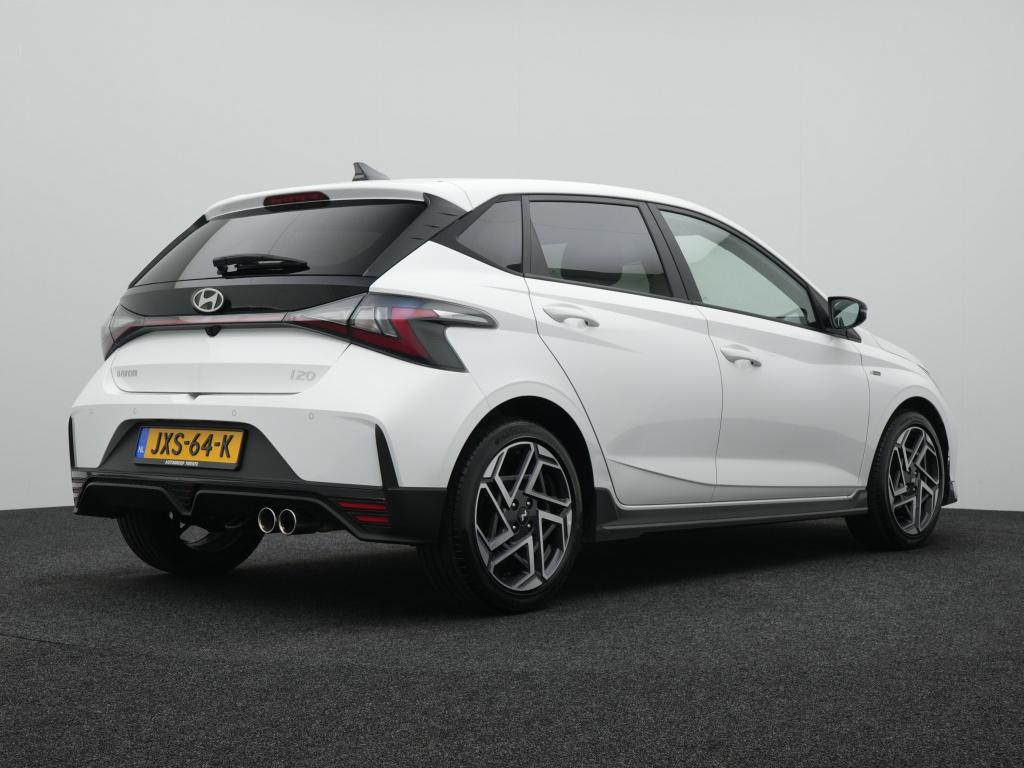 Hyundai i20 1.2 N Line | Navigatie | Private lease 429 p.m., Auto's, Hyundai, 12 maanden, Gebruikt, Zwart, 4 cilinders
