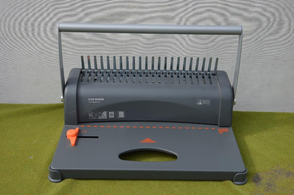 Compacte Inbindmachine United Office Star Binder voor A4 for, Diversen, Ophalen of Verzenden, Gebruikt