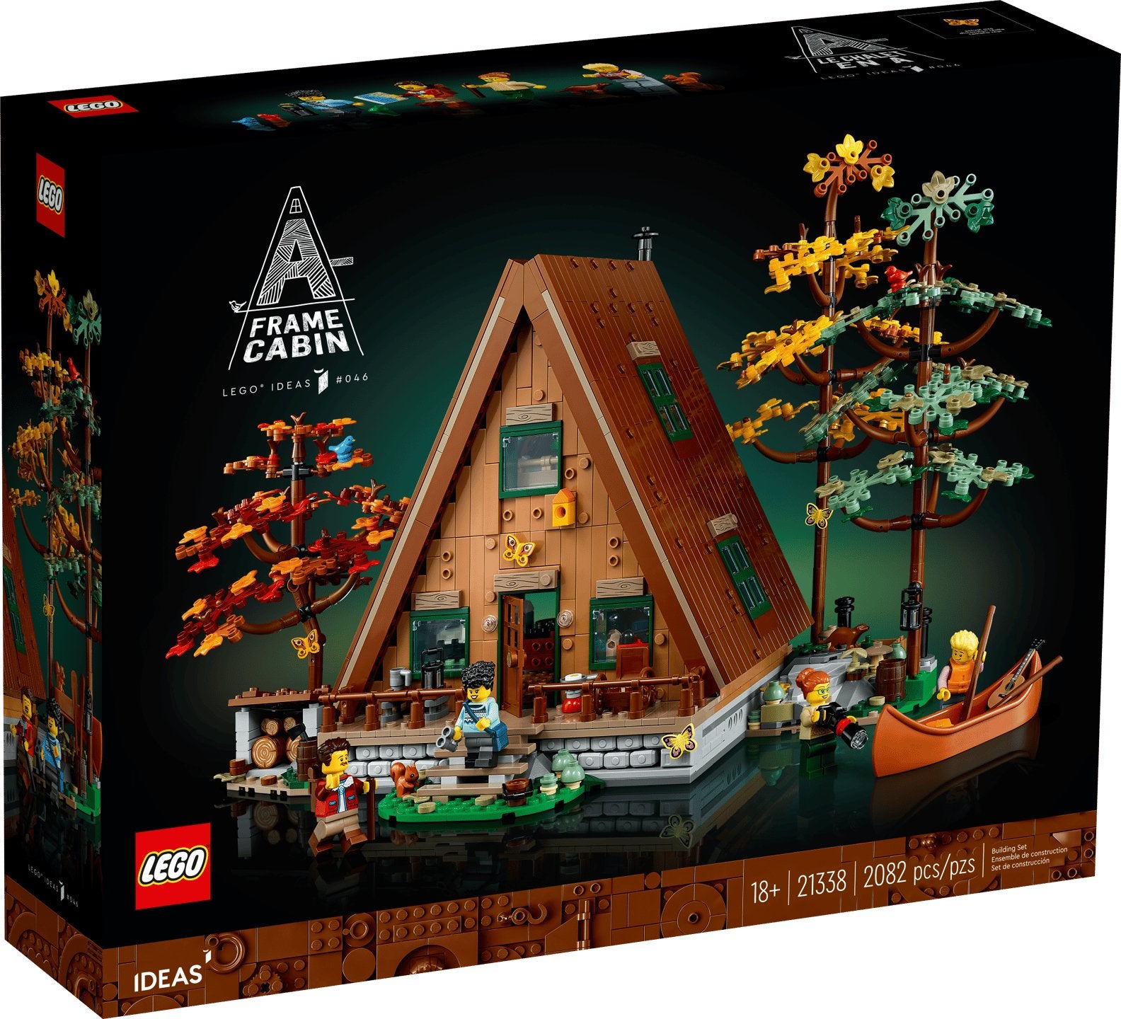 Lego 21338 A-Frame Cabin Ideas, Lego, Nieuw, Ophalen of Verzenden, Ideas