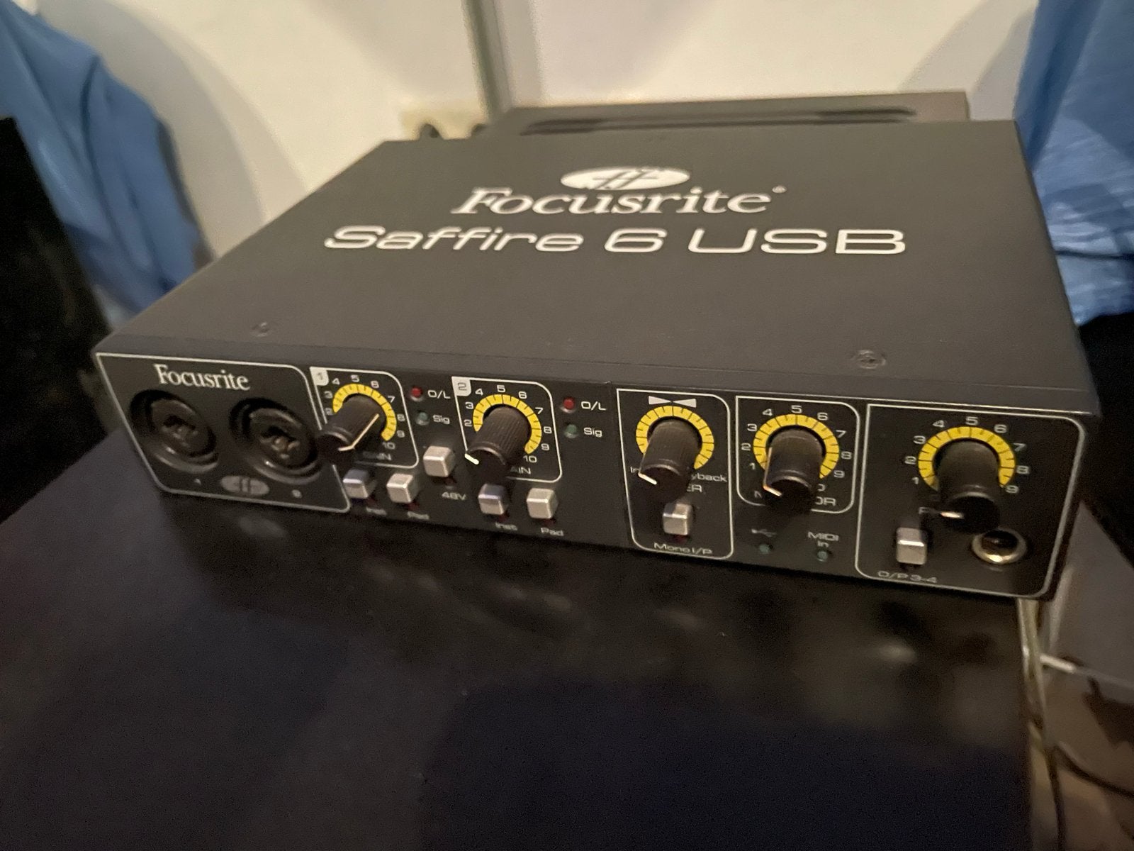 Focusrite Saffire 6 USB Audio Interface (incl. USB kabel), Ophalen of Verzenden, Gebruikt