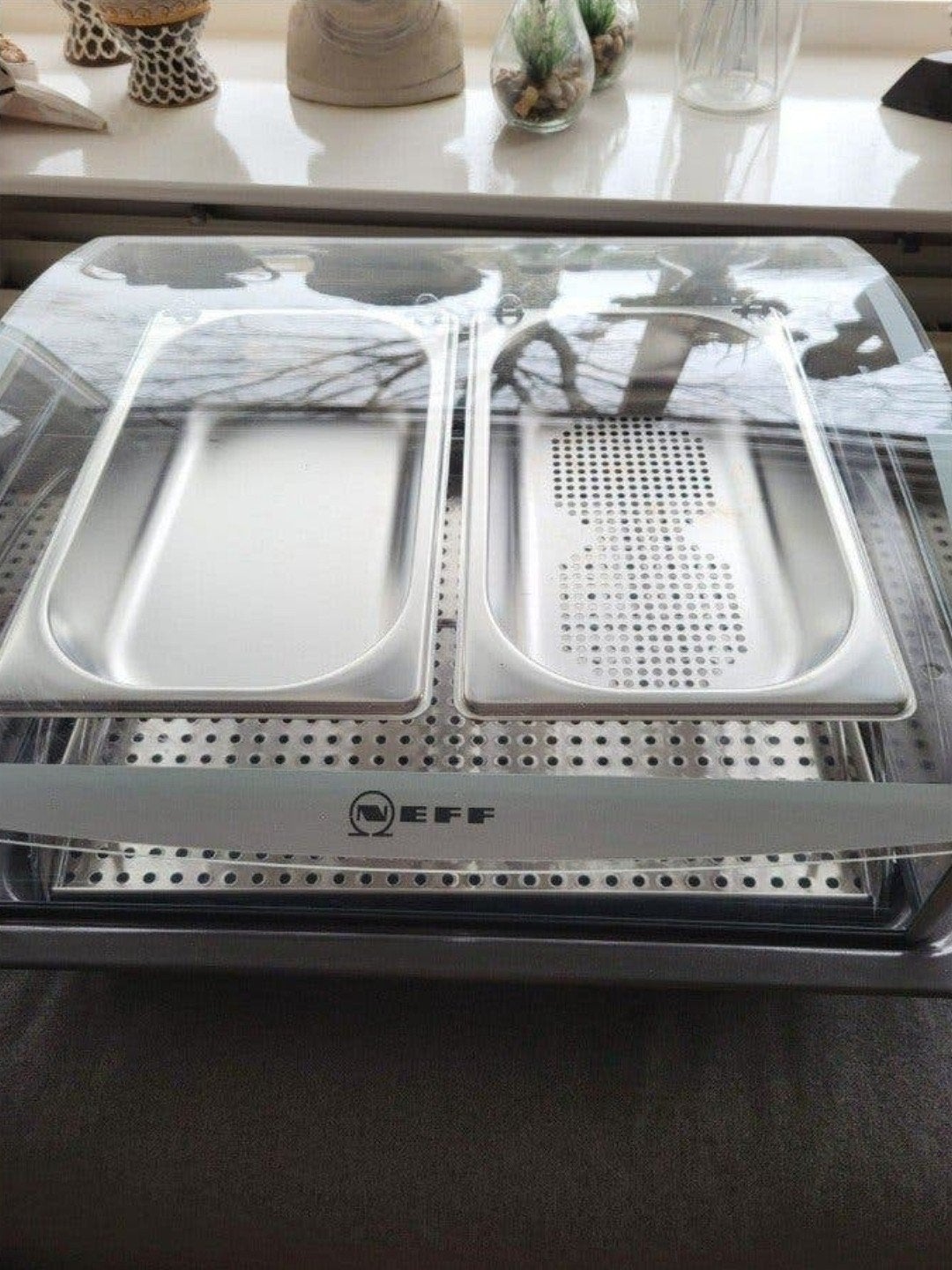 Neff Mega System-Dampfgarer Stoomoven - Nieuw!, Ophalen, Overige typen, Zilver, Zo goed als nieuw