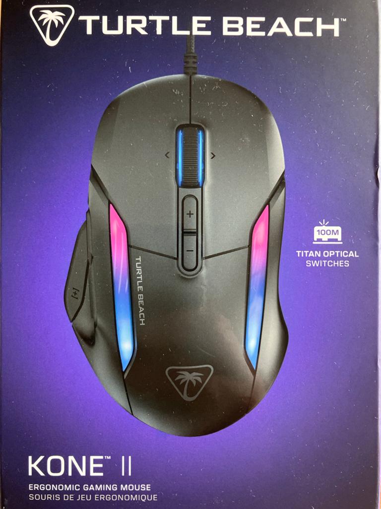 Turtle Beach Kone II Ergonomische Gaming Muis, Rechtshandig, Muis, Ergonomisch, Nieuw