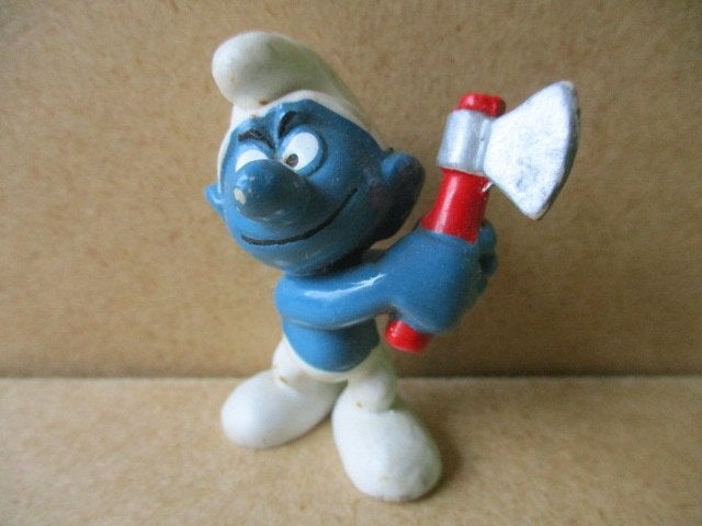 adv10795 smurfen poppetje 20, Verzamelen, Ophalen, Smurfen, Gebruikt, Beeldje of Figuurtje