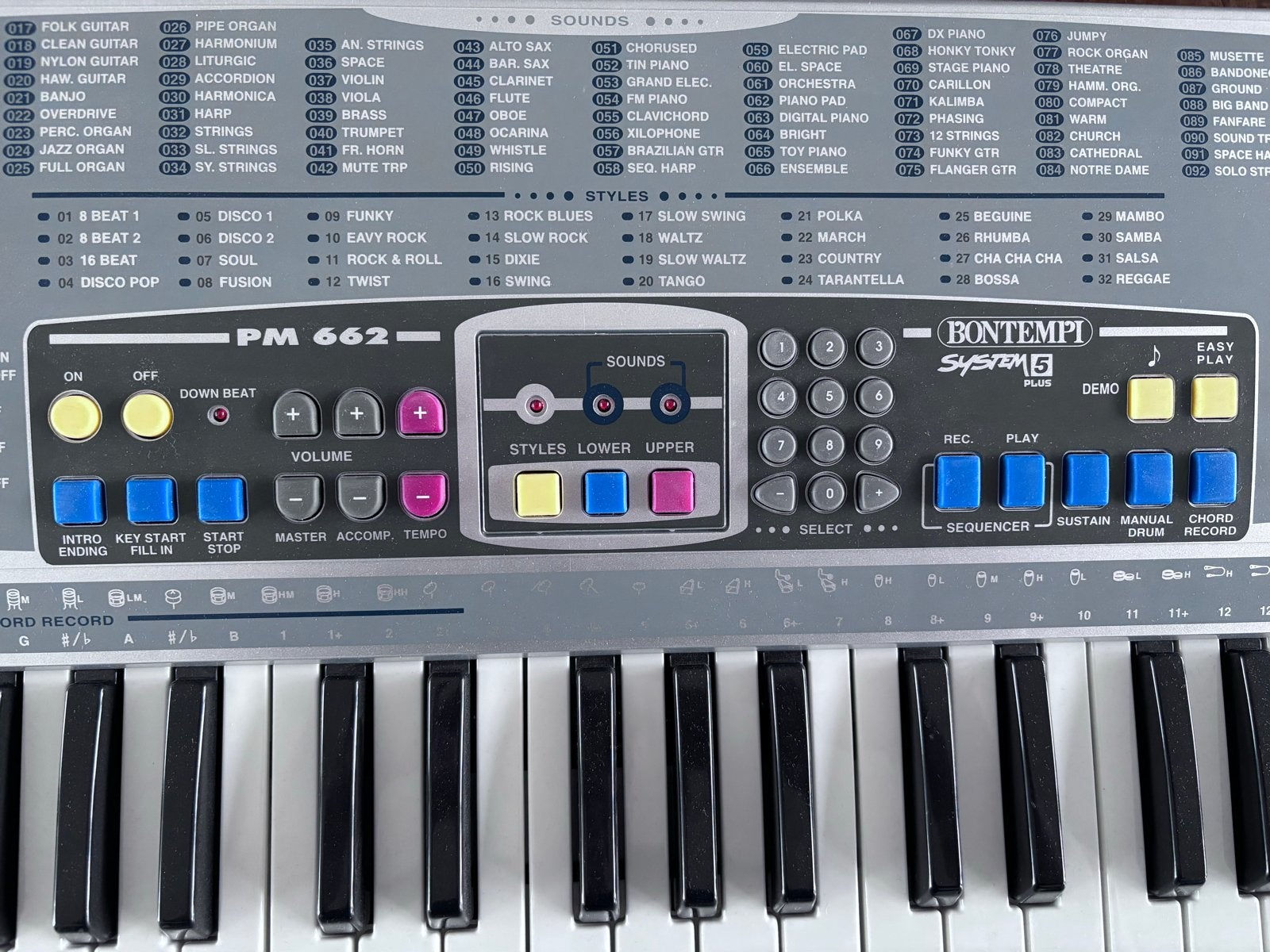 Bontempi PM 662 Keyboard - Zo goed als nieuw, Ophalen, Zo goed als nieuw, 49 toetsen, Overige merken