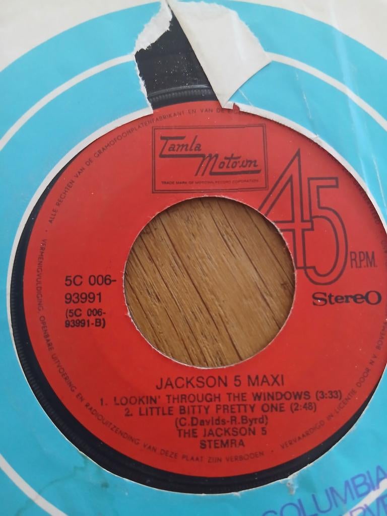 Jackson 5 Maxi Single - Lookin' Through the Windows / Ben, Cd's en Dvd's, Vinyl Singles, Gebruikt, Ophalen of Verzenden, 1970 - 1979