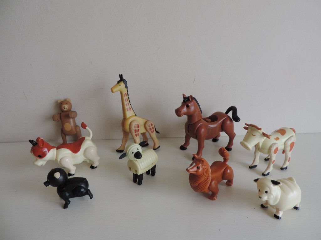 vintage fisher price dieren, Kinderen en Baby's, Ophalen of Verzenden, Gebruikt, Speelset