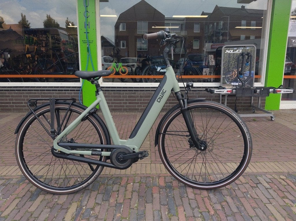 QWIC Premium I MN7+ 540Wh Dames Khaki Green 54cm L 2023, Qwic, Gebruikt, -, - 0
-, NL
