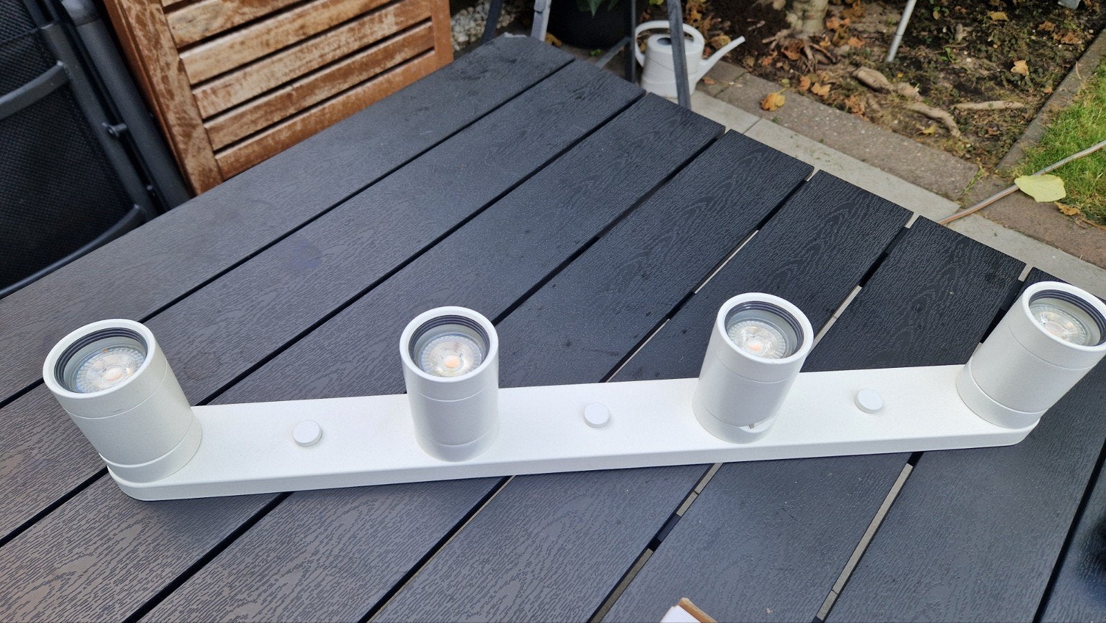 IKEA Nymåne Plafondspot met 4 spots - Wit, Ophalen
