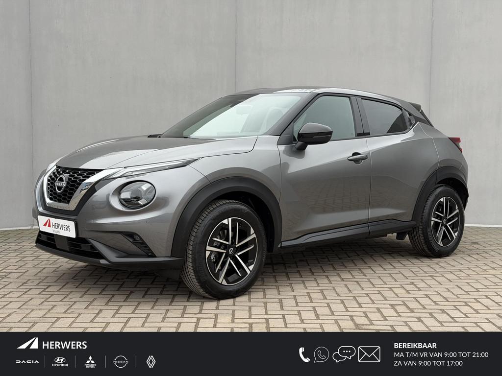 Nissan Juke 1.0 DIG-T N-Connecta / Fabrieksgarantie tot 4-20, Voorwielaandrijving, Stof, Euro 6, Bedrijf