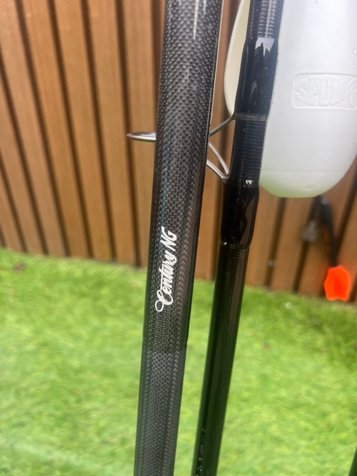 Century rod en spod hengels met shimano molens fox sleeves, Watersport en Boten, Ophalen of Verzenden, Zo goed als nieuw