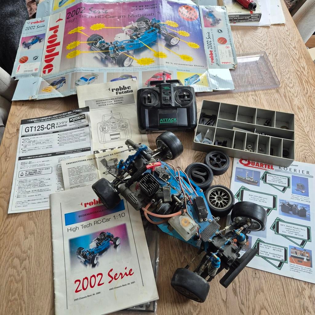 Robbe 2002 Serie RC Auto 4x4 Aandrijving - Compleet Pakket, Ophalen of Verzenden, Gebruikt, Auto offroad