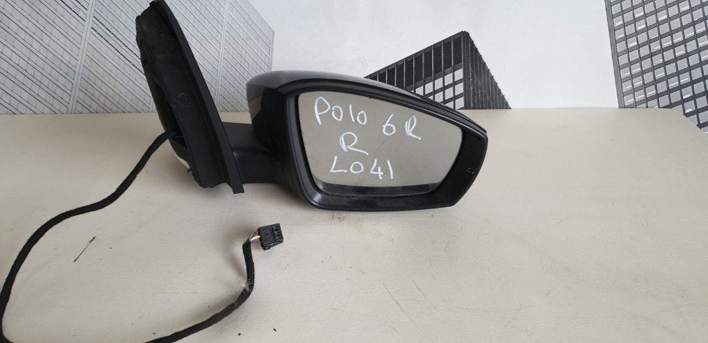 Buitenspiegel Rechts Volkswagen Polo 6R 6C 6R185702 Lo41, Auto-onderdelen, Ophalen of Verzenden, Gebruikt, Volkswagen