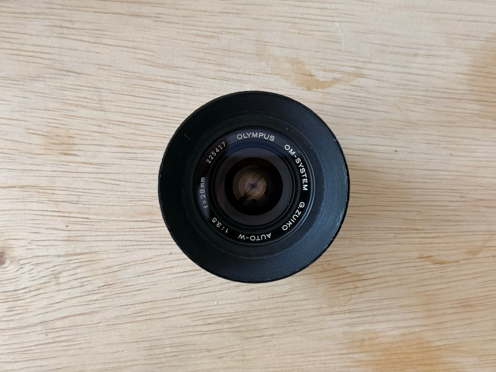Olympus OM-System G.Zuiko Auto-W 28mm f/3.5 lens, Audio, Tv en Foto, Fotografie | Lenzen en Objectieven, Gebruikt, Olympus, Overige vattingen