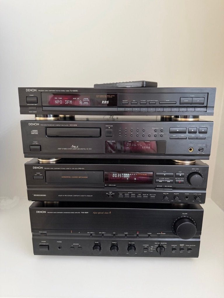 Denon PMA-880R DCD-625 TU-580RD DRS-610 krachtige hifi set, Ophalen, Tuner of Radio, Denon, Losse componenten