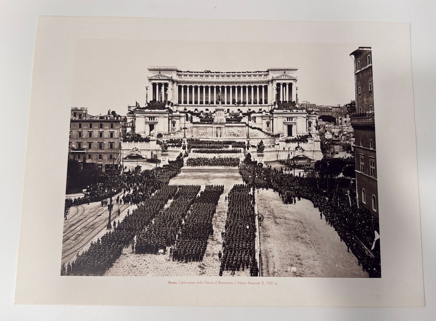 Historische fotoafdruk Rome ca. 1920 Vittoriano Altar Patria, Ophalen