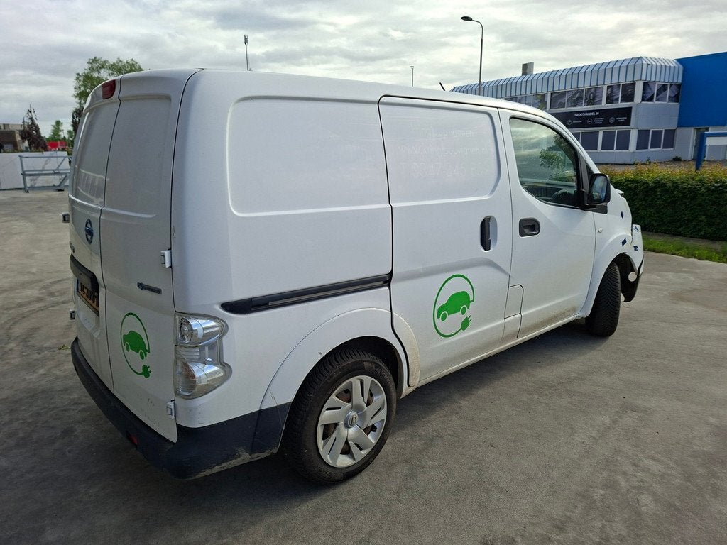 Nissan E-NV200 Optima Airco Lichte Schade zie foto's, Stof, Gebruikt, Wit, Grijs