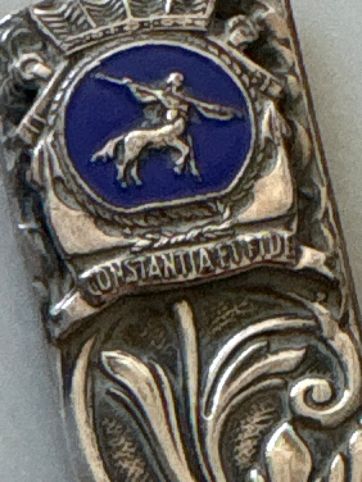 Antieke Gero Briefopener Koninklijke Marine EMMV Centaur, Antiek en Kunst, Antiek | Bestek, Ophalen of Verzenden