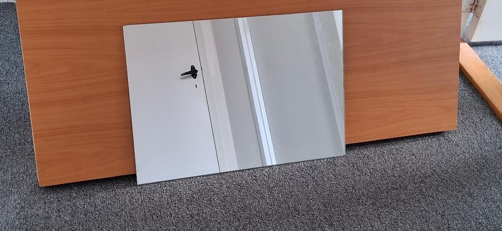 spiegel, Huis en Inrichting, Ophalen, Zo goed als nieuw, Minder dan 100 cm, Rechthoekig
