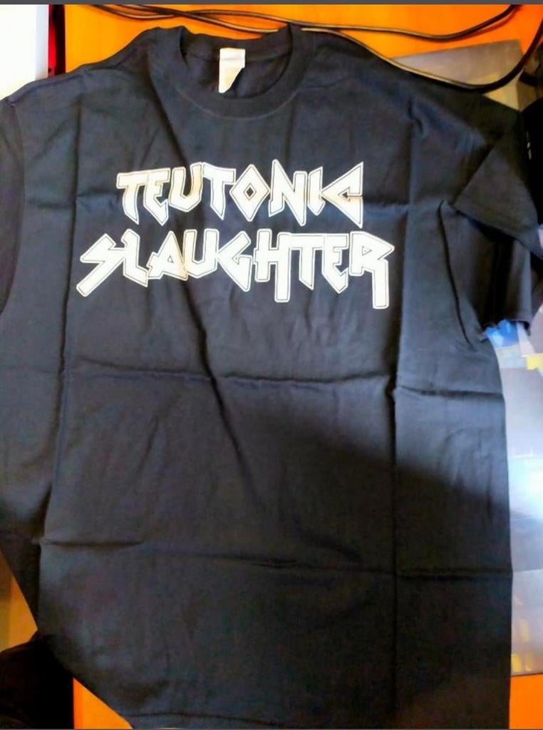 Bandshirt Teutonic Slaughter xl, Ophalen of Verzenden, Nieuw, Maat 56/58 (XL), Zwart