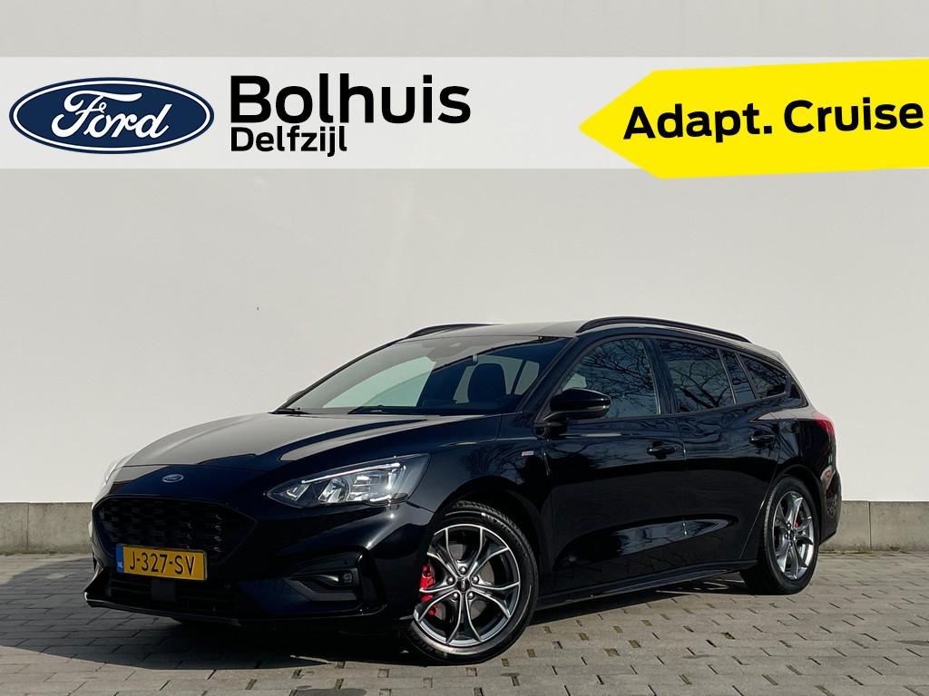 Ford FOCUS Wagon EcoBoost Hybrid ST Line X Business | 1e Eig, Stof, Gebruikt, Zwart, Origineel Nederlands