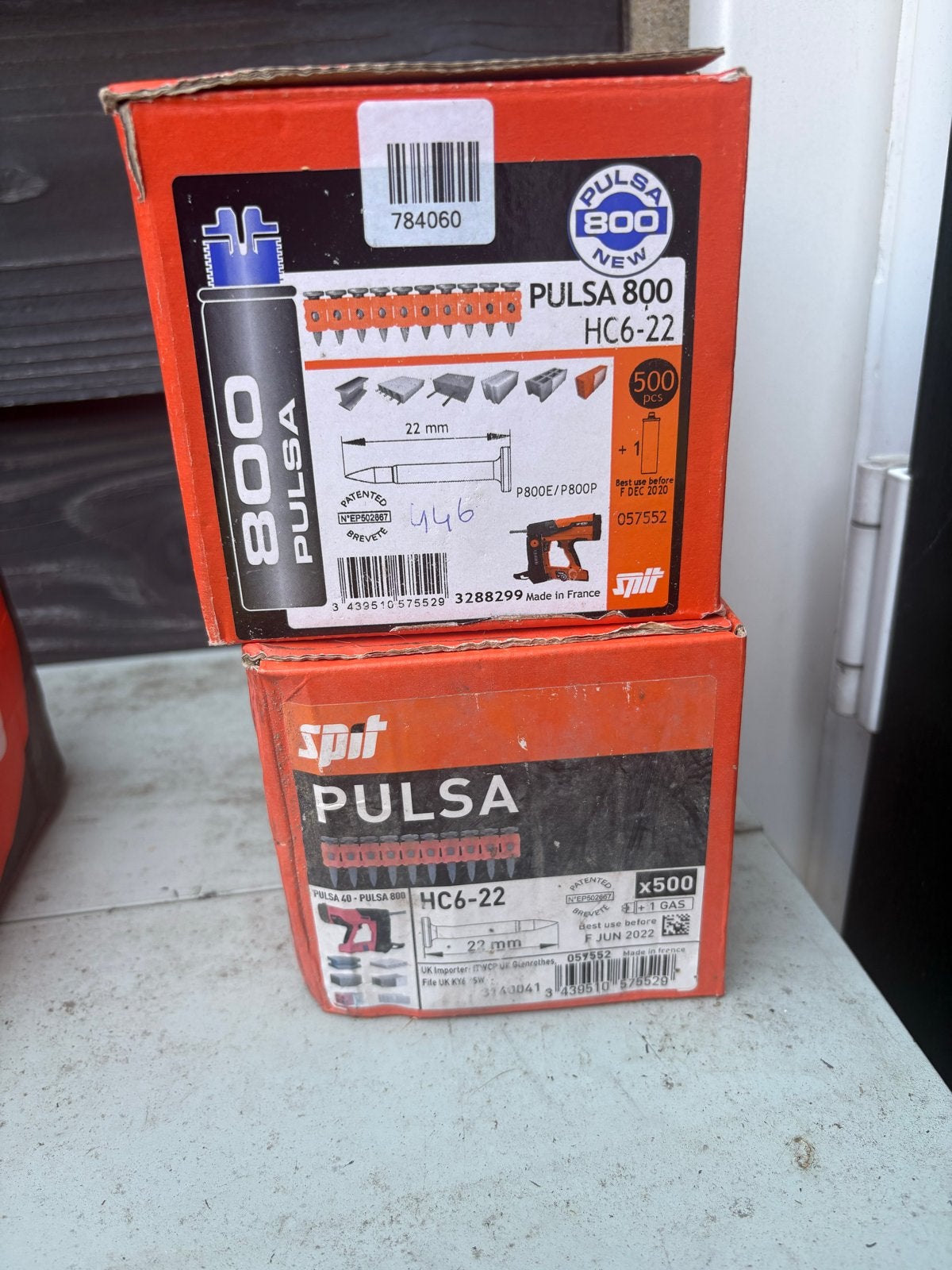 Spit Pulsa 800 HC6-22 Nagels (946 stuks), Ophalen, Nieuw, Minder dan 50 mm, Spijkers