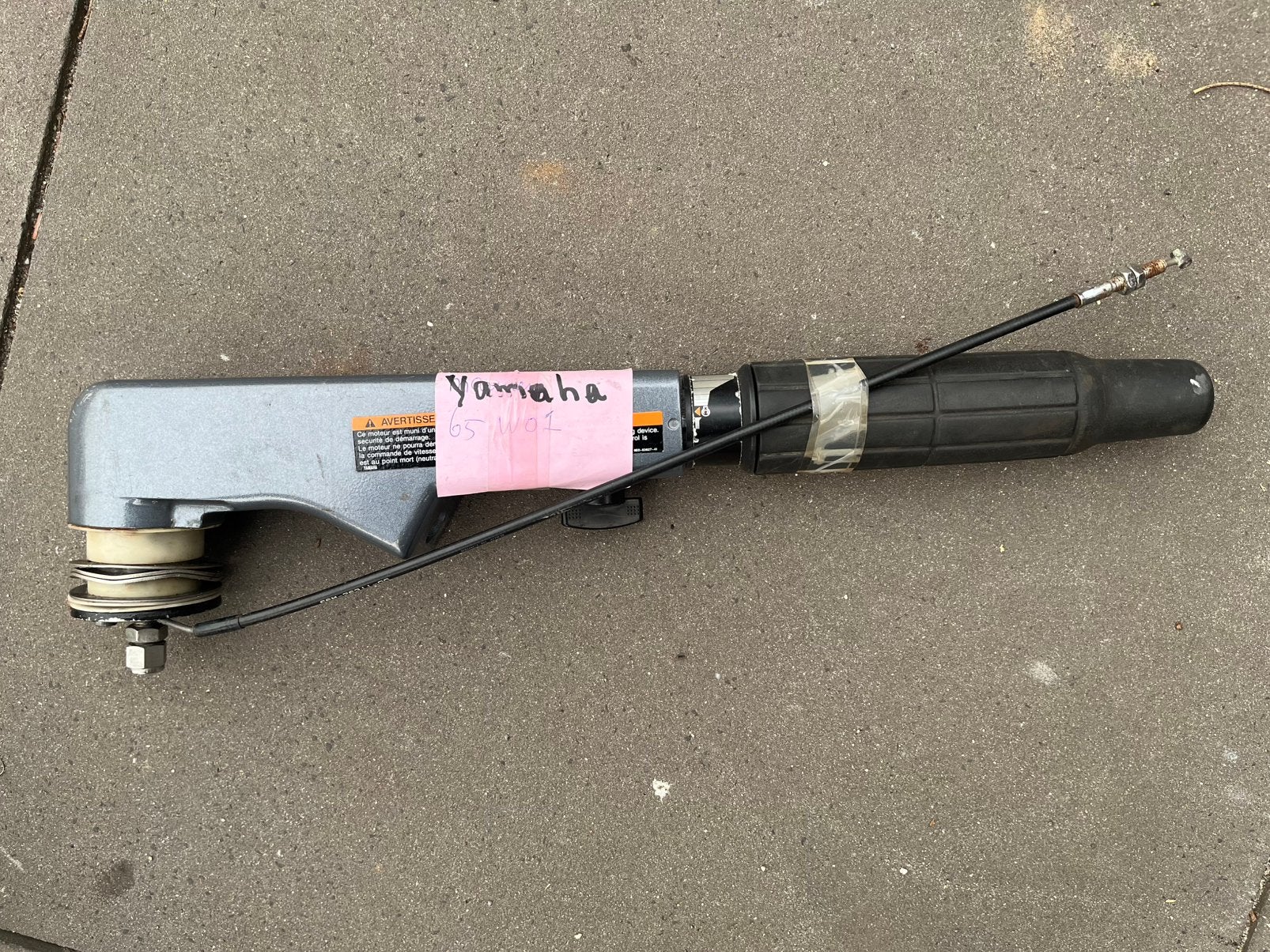Stuurknuppel Yamaha 65 W01, Watersport en Boten, Ophalen of Verzenden, Motor en Techniek