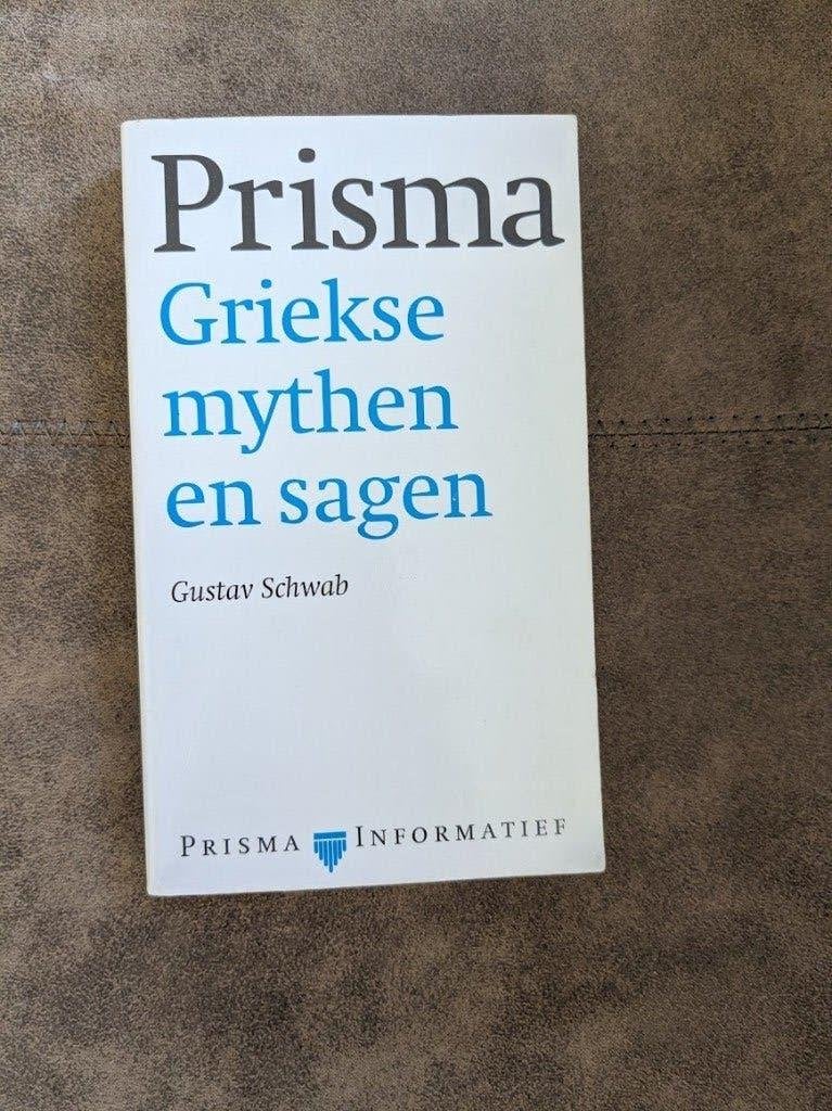 Prisma Griekse Mythen en Sagen, Gustav Schwab, Ophalen of Verzenden, 14e eeuw of eerder, Gelezen, Europa