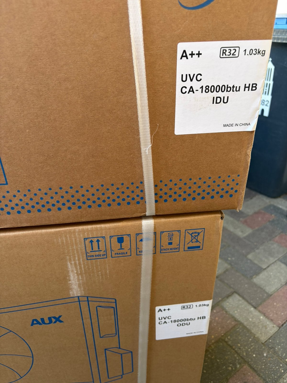 Airconditioner AUX 5KW 180m3, Ophalen of Verzenden, Nieuw, Wandairco, 3 snelheden of meer