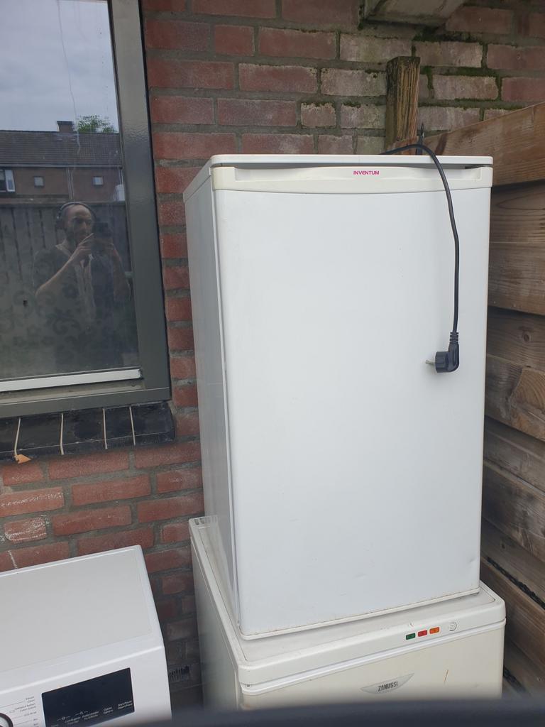 Inventum Koelkast met vriesvak, Witgoed en Apparatuur, Koelkasten en IJskasten, Gebruikt, 75 tot 100 liter, 45 tot 60 cm, Met vriesvak