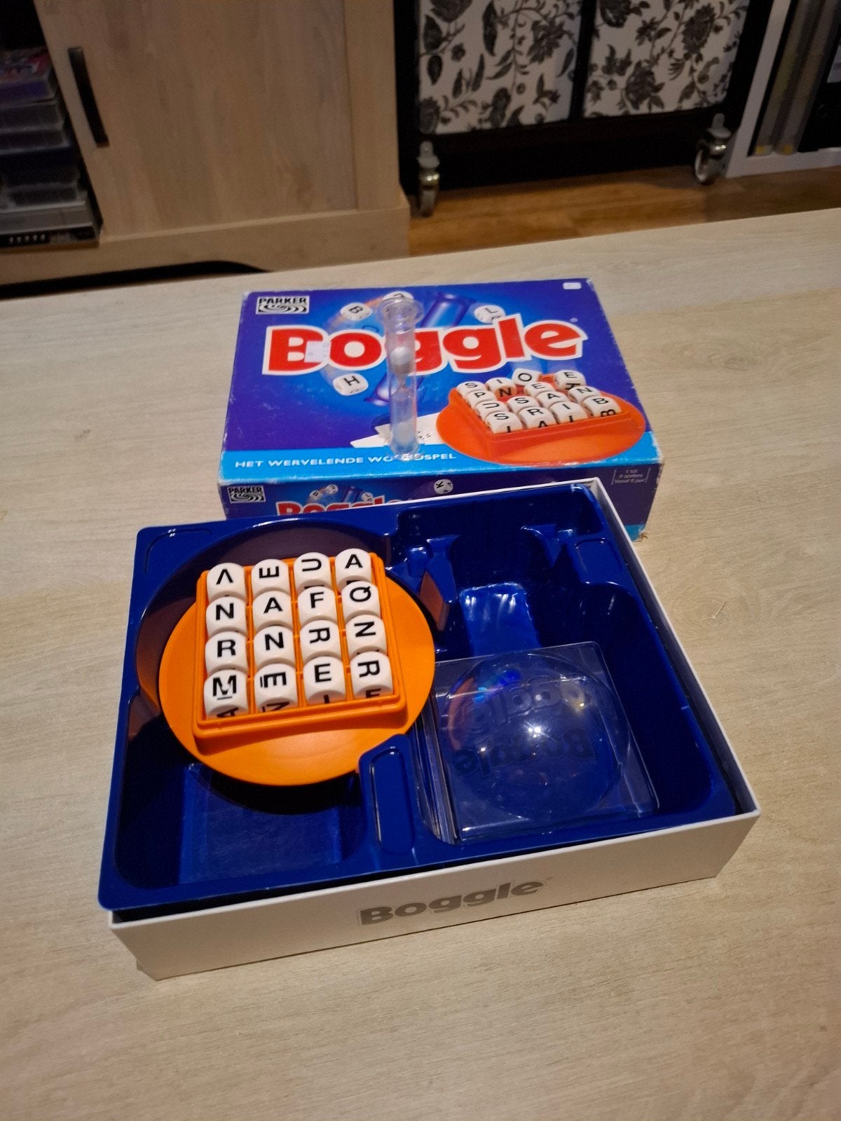 Boggle - Het wervelende woordspel van Parker, Hobby en Vrije tijd, Ophalen of Verzenden, Parker, Nvt, Nvt