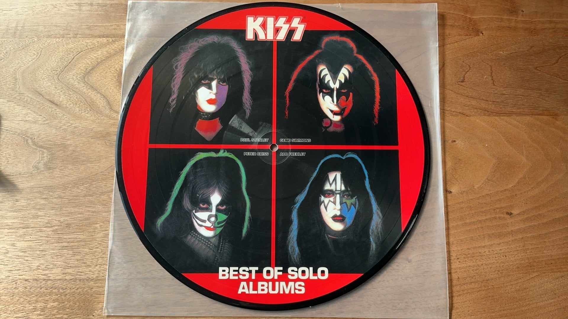 Kiss LP - Best of solo albums - picture disc, LP, Gebruikt, Ophalen of Verzenden, Picture disc