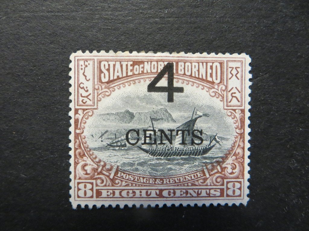 A04900: North Borneo  4 c, Ophalen of Verzenden, Oost-Azië