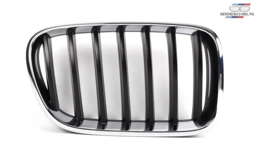 Grille rechts chroom zwart spijlen BMW X3 serie F25 51117210, -, -, Nieuw, Ophalen of Verzenden