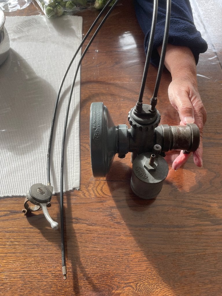 Compl. BING type: 1/24/21 carburateur met toebehoren., Ophalen of Verzenden, Gebruikt