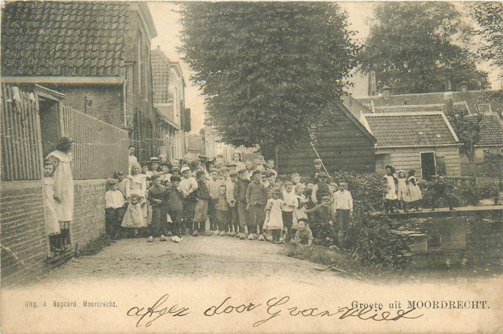 701-249-049 Moordrecht, Verzamelen, Ansichtkaarten | Nederland, Zuid-Holland, Voor 1920, Verzenden