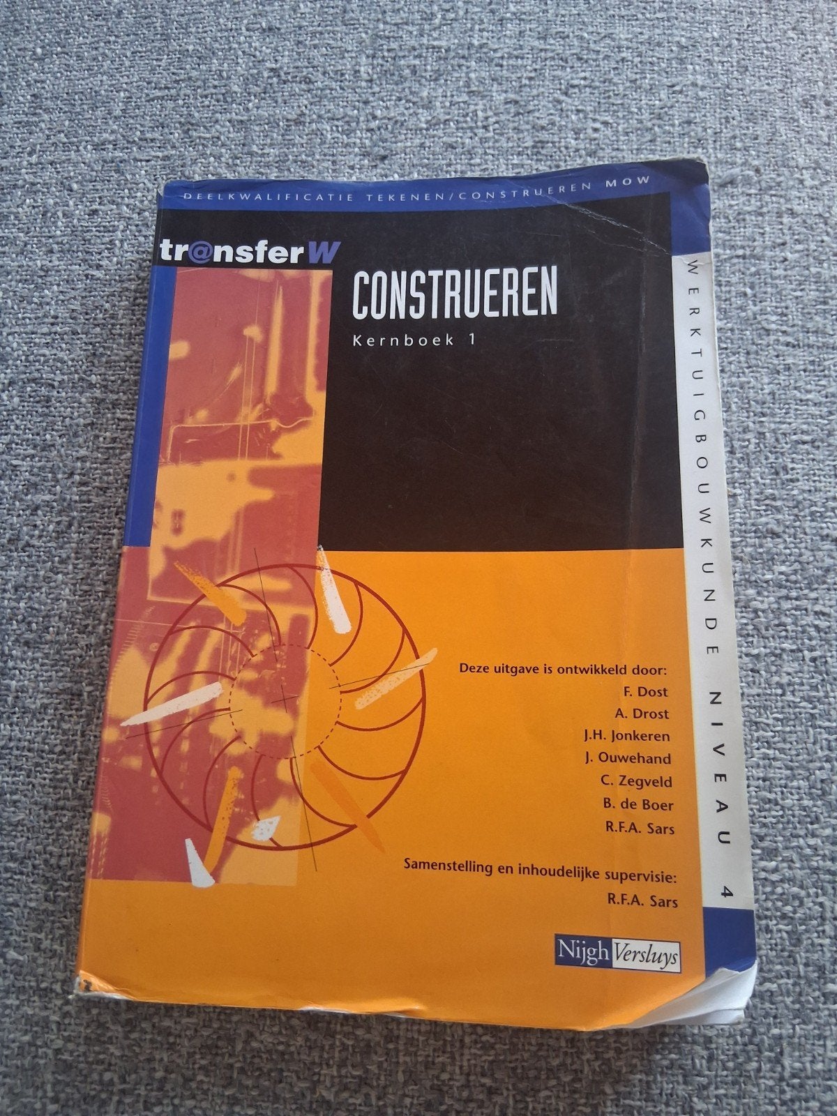 construeren Kernboek 1, Ophalen of Verzenden, Zo goed als nieuw, Overige niveaus, Nederlands