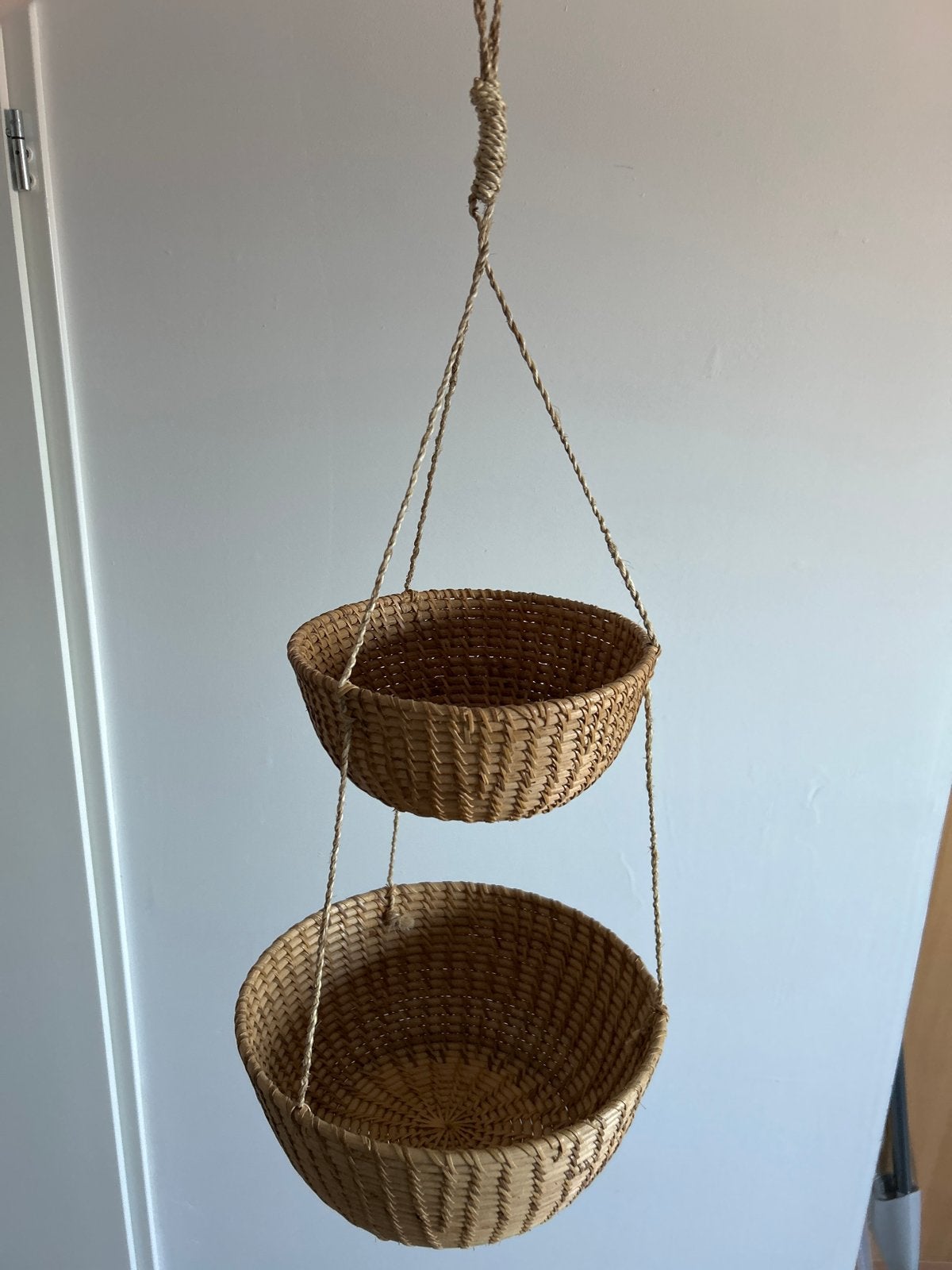 Rieten hangmanden decoratie van H&M Home, Ophalen, Boho, Zo goed als nieuw, Natuurlijk materiaal