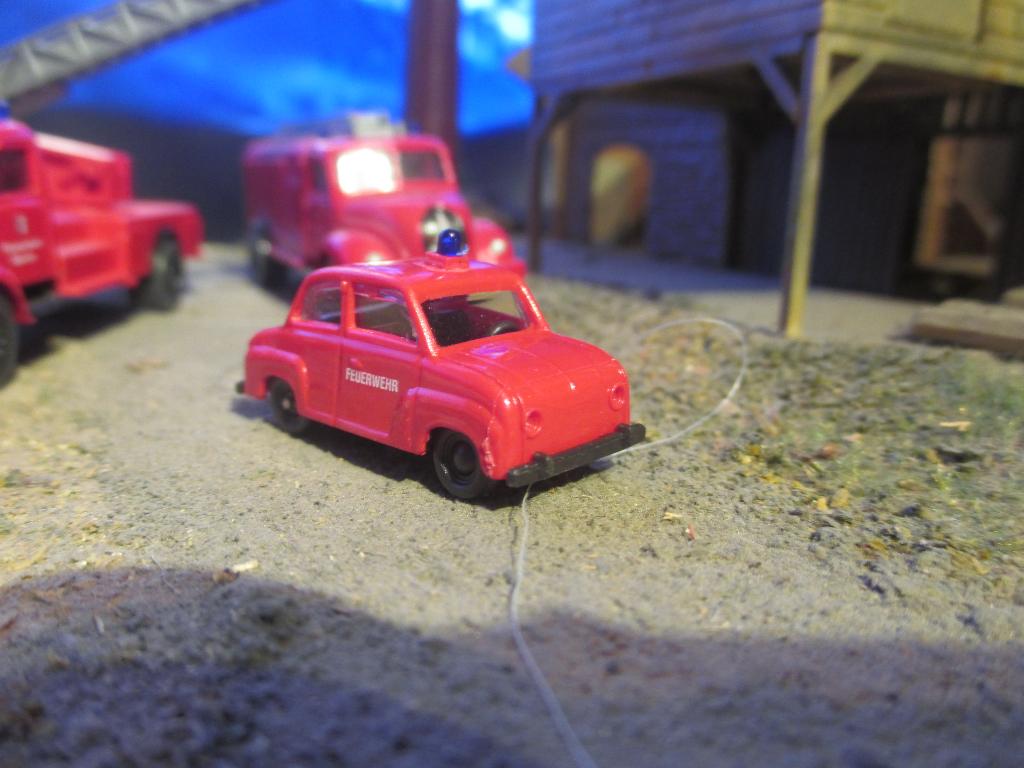 Goggomobil 250 Feuerwehr - IMU brandweer rood /rood versie 2, Ophalen of Verzenden, Zo goed als nieuw, Auto, Overige merken