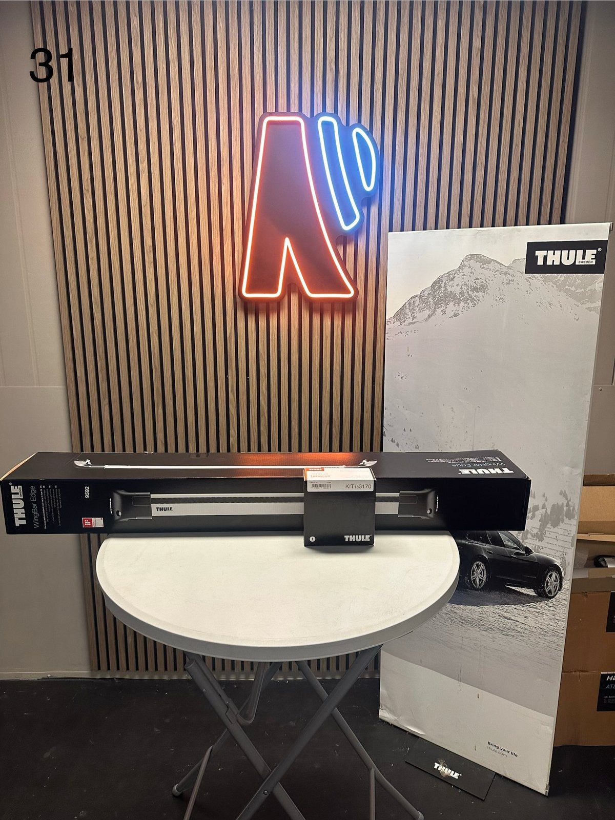 Thule WingBar Edge 9592 + Kitset 3170 – Kia ProCeed Estate, Auto diversen, Ophalen of Verzenden, Zo goed als nieuw