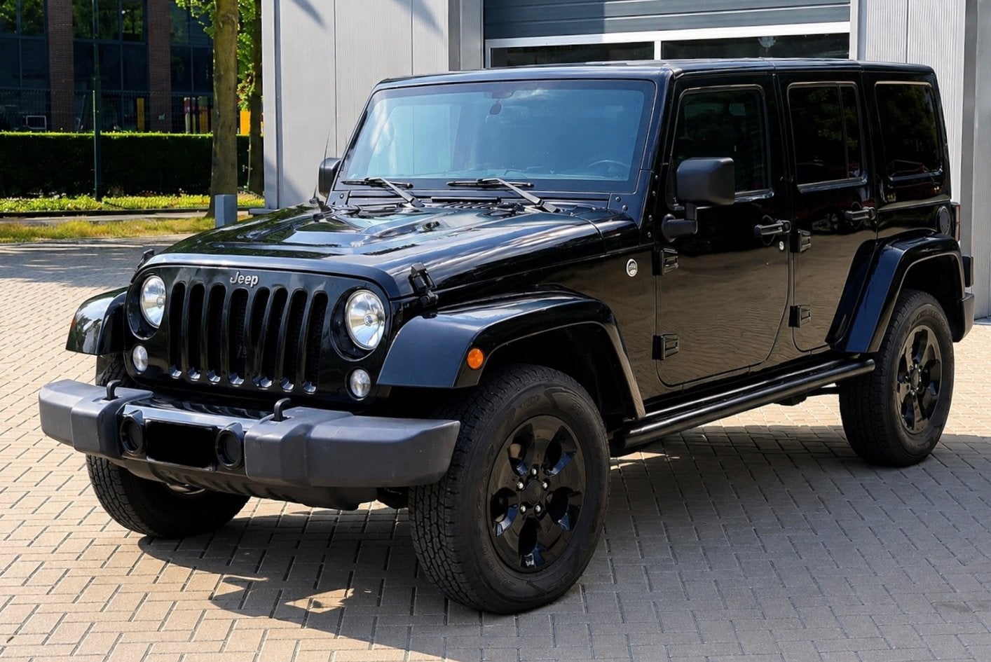 ‼️JEEP WRANGLER JK 3.6 V6 284PK SAHARA BJ2015 HARD/SOFTTOP‼️, Auto's, Automaat, Euro 5, Zwart, 2000 kg