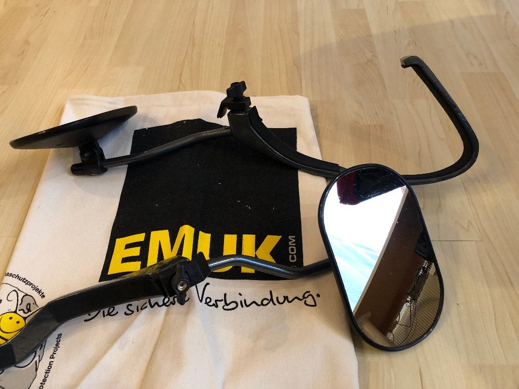 EMUK caravanspiegels V60, Ophalen, Gebruikt, Volvo