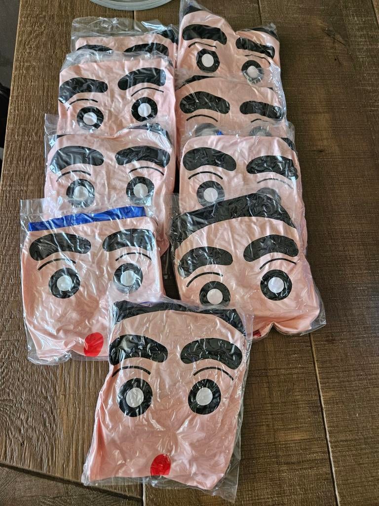 9 Nieuwe Opblaasbare Shin Chan Poppen - Leuk Speelgoed!, Ophalen of Verzenden, Nieuw, Jongen of Meisje