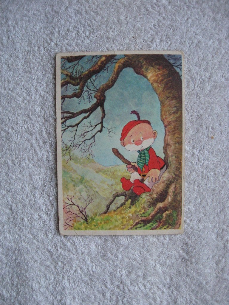 Voor het kind - oude ansichtkaart van Paulus de Boskabouter, Verzamelen, Ansichtkaarten | Themakaarten, Ophalen of Verzenden, 1980 tot heden