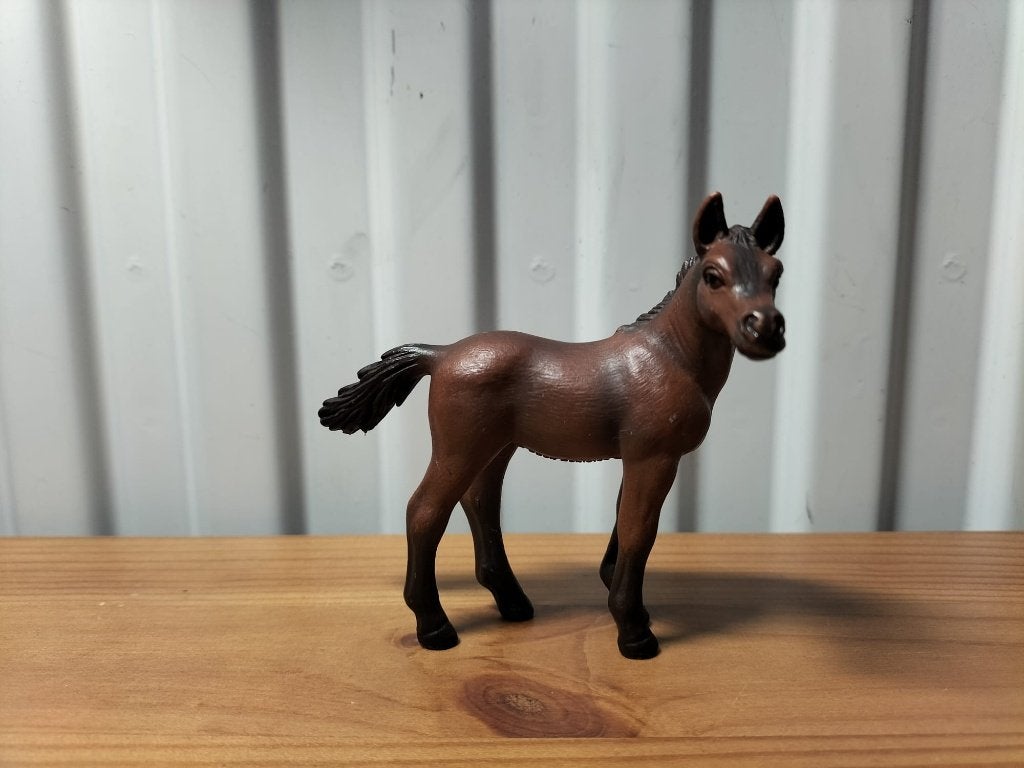 Schleich Arabier veulen, Verzamelen, Speelgoed, Ophalen of Verzenden, Zo goed als nieuw
