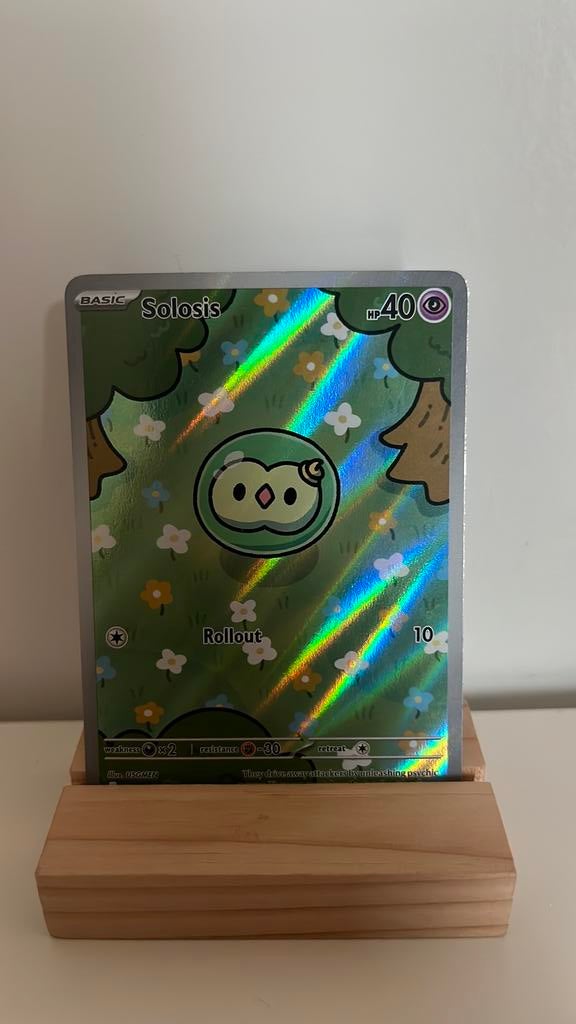 Pokemonkaart solosis, Ophalen of Verzenden, Zo goed als nieuw, Losse kaart