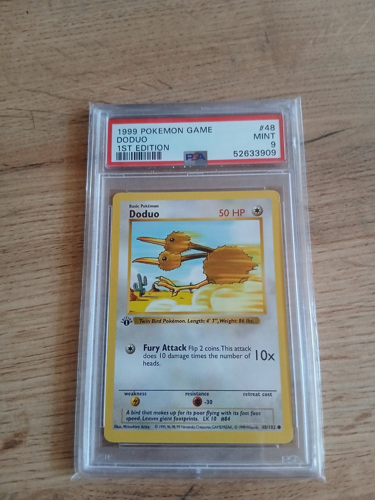 Doduo 1st edition 48 psa 9, Ophalen of Verzenden