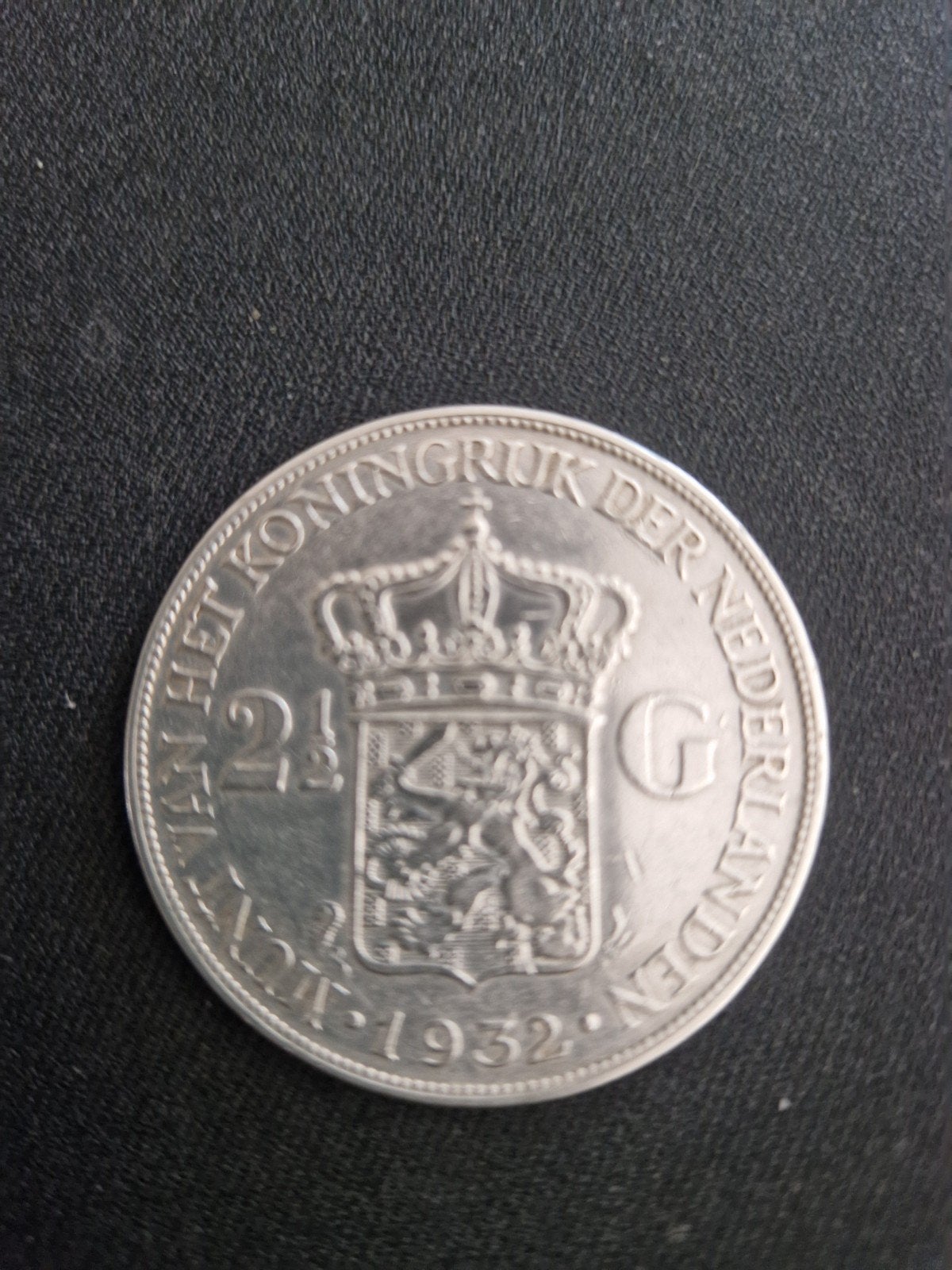 Rijksdaalder 1932, Ophalen of Verzenden, Koningin Wilhelmina, 2½ gulden