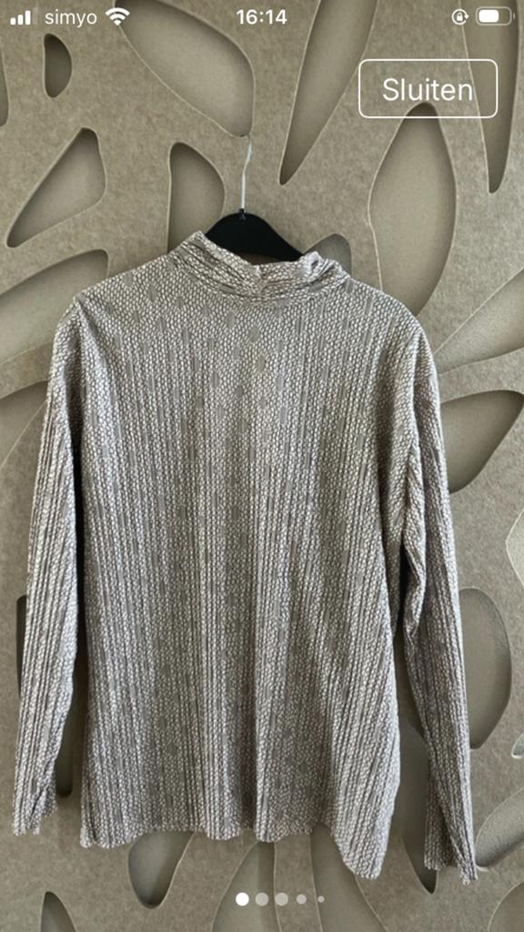 Zara geribbelde coltrui maat S, Ophalen of Verzenden, Nieuw