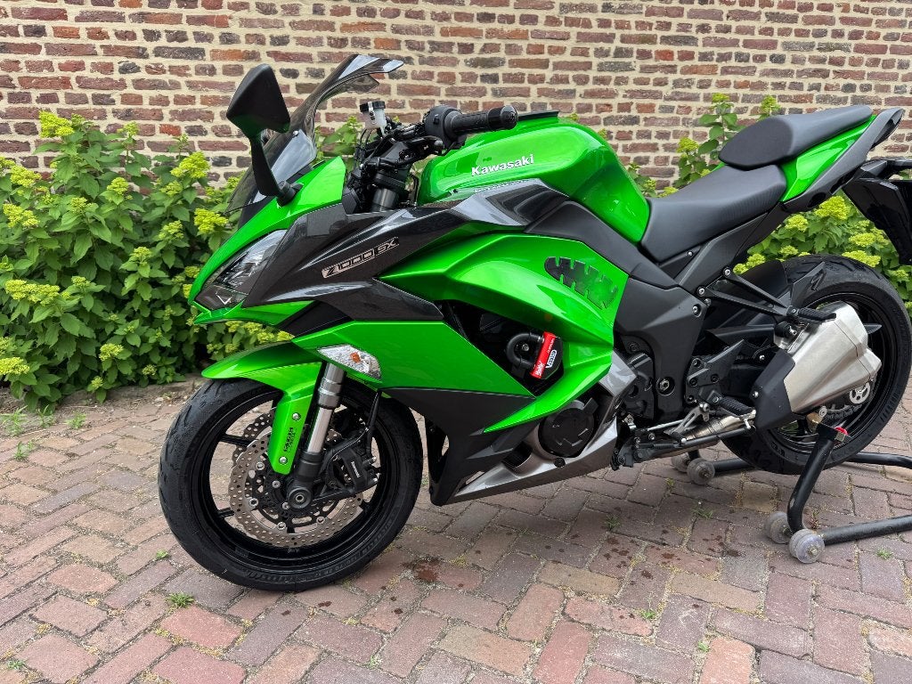Kawasaki Z1000SX Groen, Motoren, 4 cilinders, Motorrijbewijs A, Gebruikt, Handvatverwarming